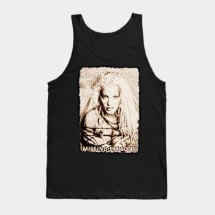 Missing Persons // Vintage Retro Style Tank Top